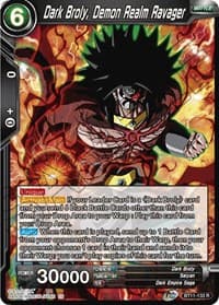 Dark Broly, Demon Realm Ravager - Vermilion Bloodline - Dragon Ball Super: Masters card