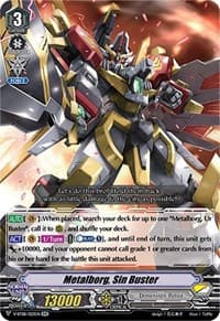 Metalborg, Sin Buster - V-BT08: Silverdust Blaze - Cardfight Vanguard card