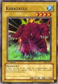 Kabazauls - Pharaonic Guardian - YuGiOh card