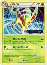 Leafeon - 17/90 (Prerelease) - HGSS Promos - Pokemon card