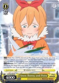 Snow Bunny and Petra - Re:ZERO Memory Snow - Weiss Schwarz card