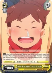 Aim for New York? Lucas - Re:ZERO Memory Snow - Weiss Schwarz card