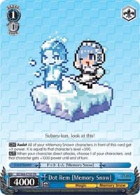 Dot Rem [Memory Snow] - Re:ZERO Memory Snow - Weiss Schwarz card