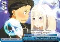 First Experience With Alcohol - Re:ZERO Memory Snow - Weiss Schwarz card