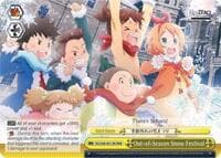 Out-of-Season Snow Festival (RRR) - Re:ZERO Memory Snow - Weiss Schwarz card