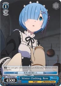 Winter Clothing, Rem - Re:ZERO Memory Snow - Weiss Schwarz card