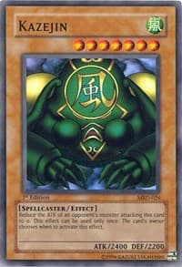 Kazejin - Metal Raiders - YuGiOh card