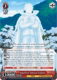 Magnificent Subawaal Sculpture (SR) - Re:ZERO Memory Snow - Weiss Schwarz card