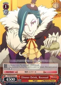 Dinner Drink, Roswaal - Re:ZERO Memory Snow - Weiss Schwarz card