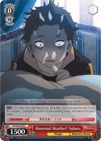 Abnormal Weather? Subaru - Re:ZERO Memory Snow - Weiss Schwarz card