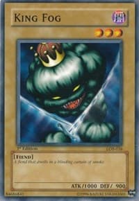 King Fog - The Legend of Blue Eyes White Dragon - YuGiOh card