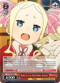 Madly in Love With Bubby, Beatrice - Re:ZERO Memory Snow - Weiss Schwarz card