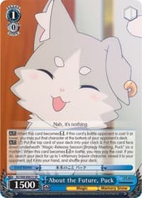 About the Future, Puck (SR) - Re:ZERO Memory Snow - Weiss Schwarz card