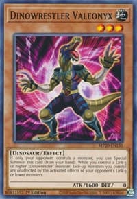Dinowrestler Valeonyx - 2020 Tin of Lost Memories - YuGiOh card