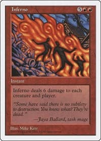 Inferno - Fifth Edition - Magic: The Gathering card