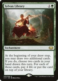 Sylvan Library - Commander Collection: Green - Magic: The Gathering card