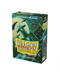 Dragon Shield Matte Japanese Sleeves - Olive (60-Pack) - Dragon Shield Card Sleeves - Card Sleeves card