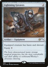 Lightning Greaves (099) - Secret Lair Drop Series - Magic: The Gathering card