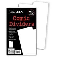 Ultra Pro Comic Dividers (25ct.) - Ultra Pro Comic Storage Boxes - Collectible Storage card