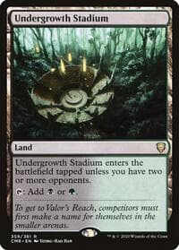 Undergrowth Stadium - Commander Legends - Magic: The Gathering card