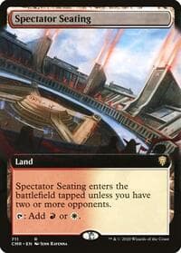 Spectator Seating (Extended Art) - Commander Legends - Magic: The Gathering card