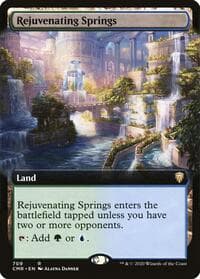 Rejuvenating Springs (Extended Art) - Commander Legends - Magic: The Gathering card