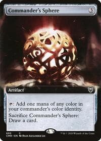 Commander's Sphere (Extended Art) - Commander Legends - Magic: The Gathering card