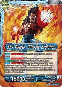 Vegeta // SS4 Vegeta, Ultimate Evolution - Vermilion Bloodline - Dragon Ball Super: Masters card