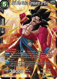 SS4 Son Goku, Conqueror of Evil - Vermilion Bloodline - Dragon Ball Super: Masters card