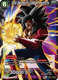 SS4 Bardock, Combat Instincts - Vermilion Bloodline - Dragon Ball Super: Masters card