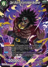 Dark Broly, Uncontrollable Berserker - Vermilion Bloodline - Dragon Ball Super: Masters card