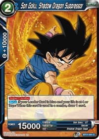 Son Goku, Shadow Dragon Suppressor - Vermilion Bloodline - Dragon Ball Super: Masters card
