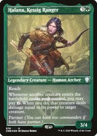 Halana, Kessig Ranger (Foil Etched) - Commander Legends - Magic: The Gathering card