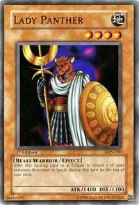 Lady Panther - Labyrinth of Nightmare - YuGiOh card