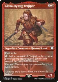 Alena, Kessig Trapper (Foil Etched) - Commander Legends - Magic: The Gathering card