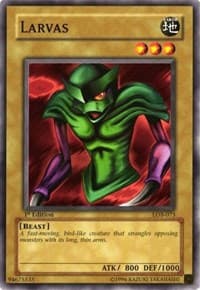 Larvas - The Legend of Blue Eyes White Dragon - YuGiOh card