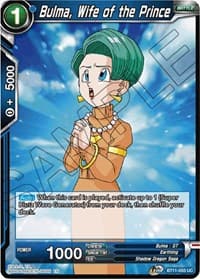 Bulma, Wife of the Prince - Vermilion Bloodline - Dragon Ball Super: Masters card