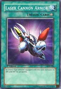 Laser Cannon Armor - The Legend of Blue Eyes White Dragon - YuGiOh card