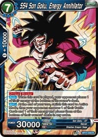 SS4 Son Goku, Energy Annihilator - Vermilion Bloodline - Dragon Ball Super: Masters card