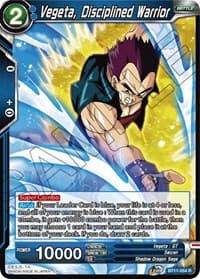 Vegeta, Disciplined Warrior - Vermilion Bloodline - Dragon Ball Super: Masters card