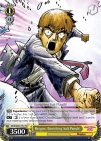 Reigen: Banishing Salt Punch! - Mob Psycho 100 - Weiss Schwarz card