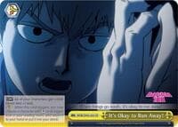 It's Okay to Run Away! - Mob Psycho 100 - Weiss Schwarz card