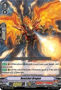 Heatshot Dragon - V-BT08: Silverdust Blaze - Cardfight Vanguard card