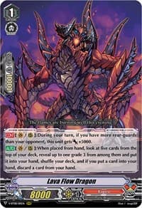 Lava Flow Dragon - V-BT08: Silverdust Blaze - Cardfight Vanguard card