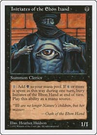 Initiates of the Ebon Hand - Fifth Edition - Magic: The Gathering card