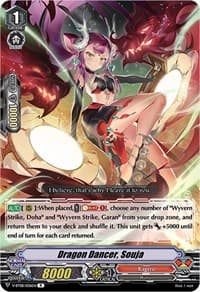 Dragon Dancer, Souja - V-BT08: Silverdust Blaze - Cardfight Vanguard card