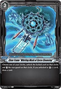Clear Frame "Whirling Wash of Curse Cleansing" - V-BT08: Silverdust Blaze - Cardfight Vanguard card