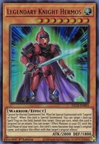 Legendary Knight Hermos - Dragons of Legend: The Complete Series - YuGiOh card