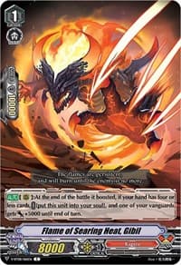 Flame of Searing Heat, Gibil - V-BT08: Silverdust Blaze - Cardfight Vanguard card