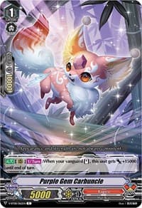 Purple Gem Carbuncle - V-BT08: Silverdust Blaze - Cardfight Vanguard card